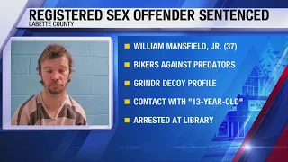 Kansas sex offender going back to prison for another sex crime