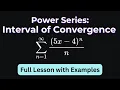 Interval of Convergence Explained Ratio Test Geometric Series Radius of Convergence Calculus 2
