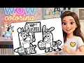 Bluey full episode coloring page Bluey new coloring book Bluey Happy Easter