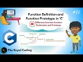 What is Function Definition and Function Prototype in C Language with example Learn C Programming