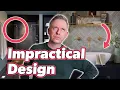 Impractical Furniture and Home Decor Vessel Sinks Arc Lamps and Open Showers