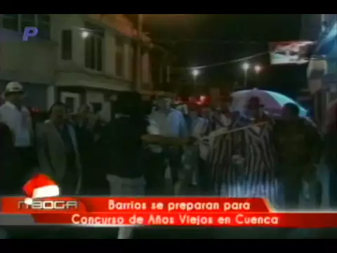 Barrios se preparan para concurso de años viejos en Cuenca