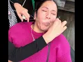 Eyebrows upper lips chins threading
