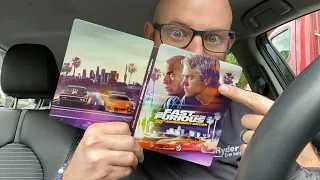 the fast and the furious 20th anniversary steelbook unboxing