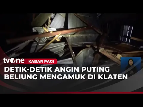 Angin Puting Beliung di Klaten Rusak 10 Kios Pedagang