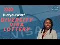 How to Check if You Won the Diversity Visa Lottery DV Lottery DV2024
