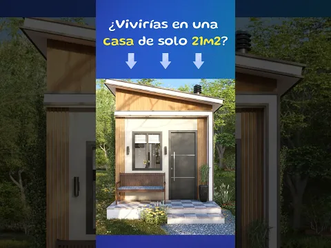 ¿Vivirías en una casa de solo 21m2?