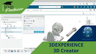 3DEXPERIENCE 3D Creator - Mating the Wheel