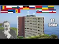 How to build a 10 Story Brezhnevka Apartment Building commie blocks in Minecraft Tutorial