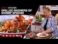 Shrimp Spiedini with Zucchini and Tomato Salsa