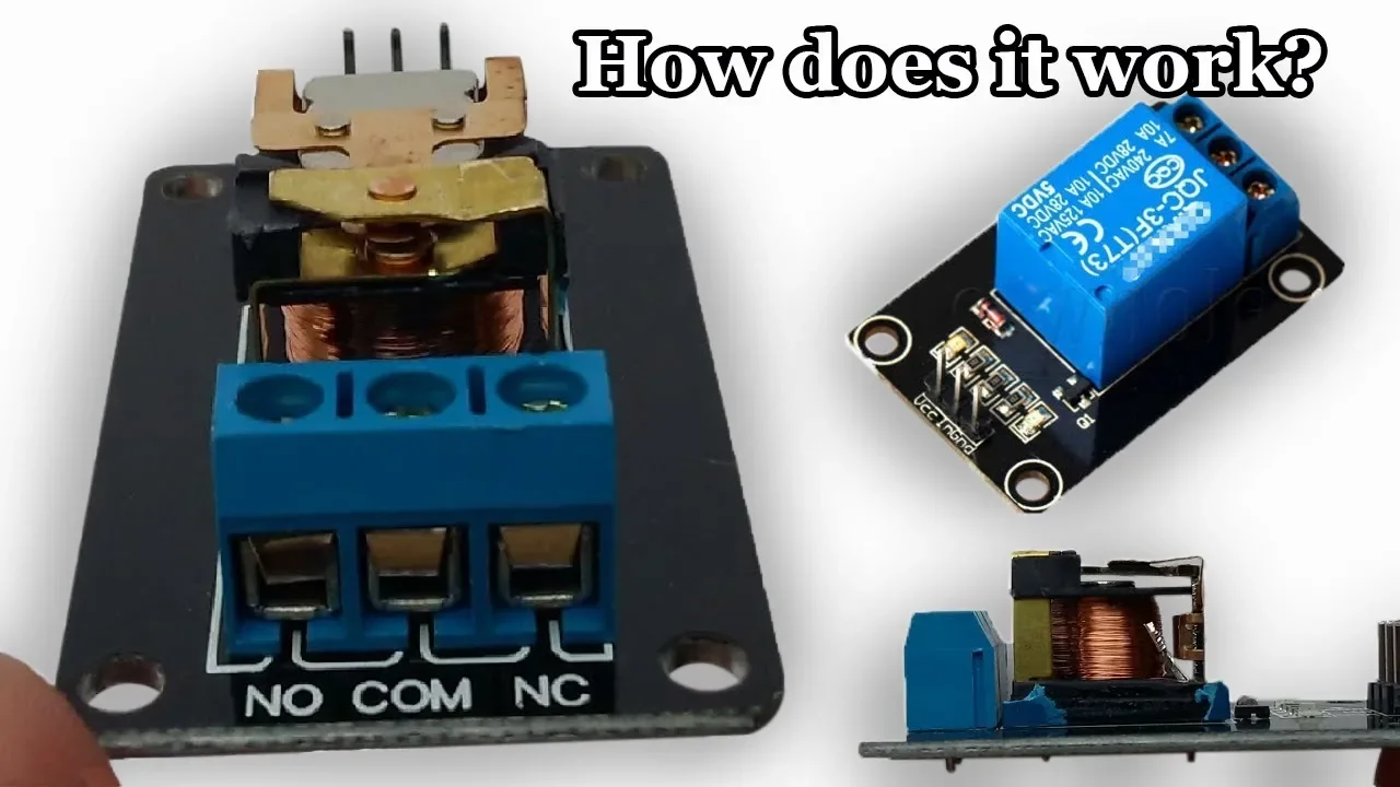 Inside of a SRD-05VDC-SL-C And How a Relay Works