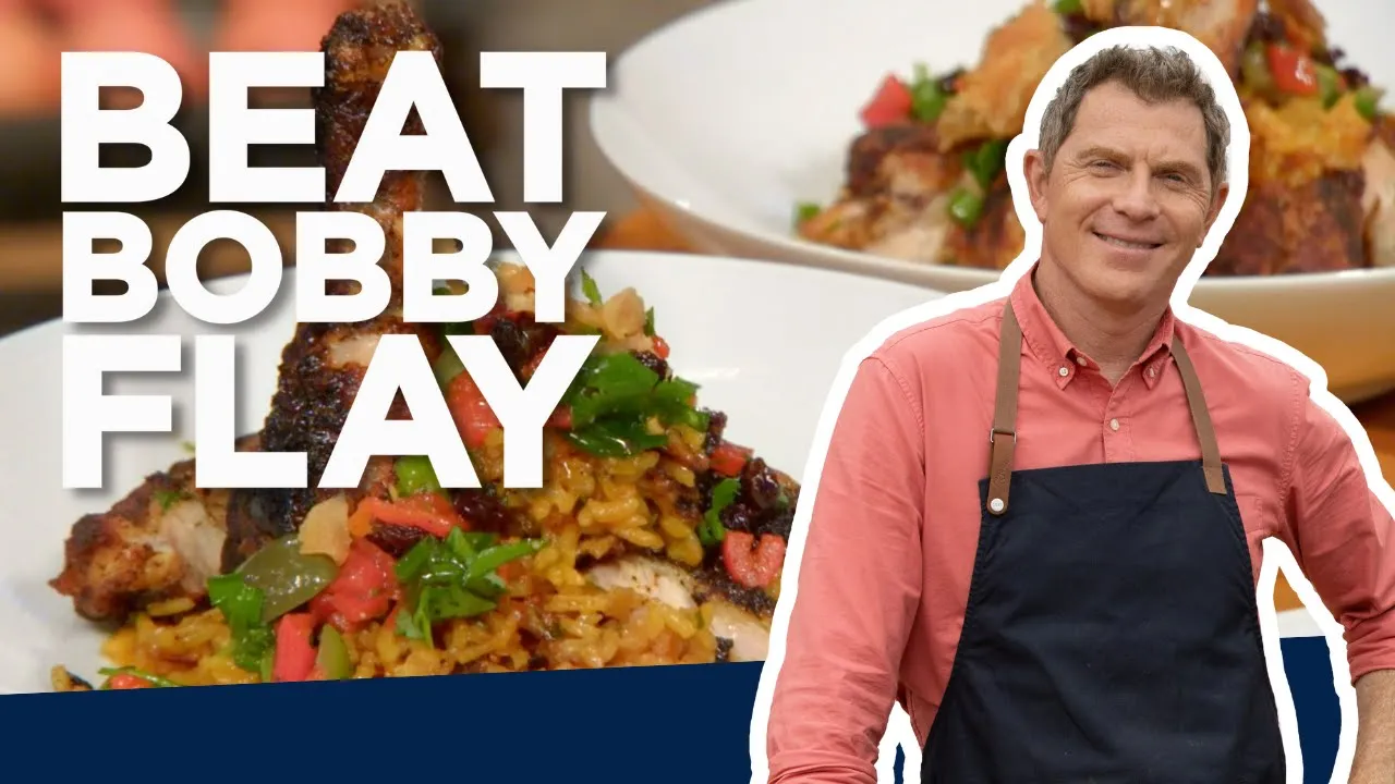 Bobby Flay Makes Arroz con Pollo   Beat Bobby Flay   Food Network