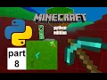 Minecraft in python Ursina simple caves stepping walk and fixing terrain and textures - part 8