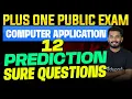 Plus One Public Exam 2025 Computer Application Prediction Sure Question Eduport
