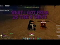 WHAT I GOT FROM 25 TIER 5 CHEST Project Slayers UPDATE 1