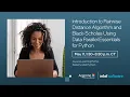 Module 2 Intro to Pairwise Distance Algorithm Using Data Parallel Essentials for Python