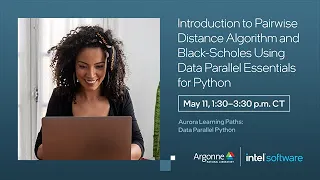 Module 2 Intro to Pairwise Distance Algorithm Using Data Parallel Essentials for Python