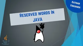 Reserved Words Keywords In JAVA JAVA tutorial for beginners - 2