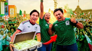 LE REGALÉ DINERO AL QUE GRITÉ GOL MÁS FUERTE