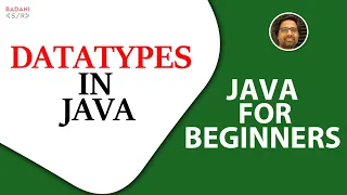 Java Tutorial for Beginners in Hindi Data Types in Java