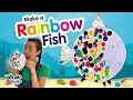 Rainbow Fish how to make a Rainbow Fish Fun crafts to do for kids Early Art Education