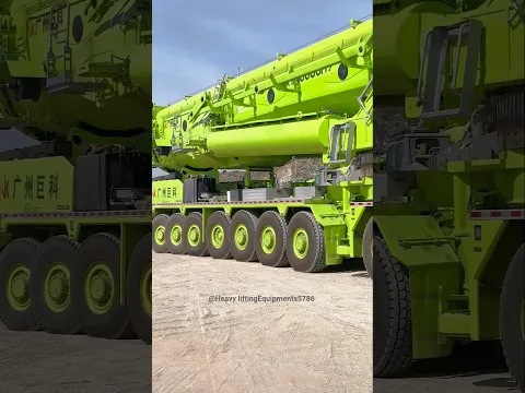 Zoomlion Biggest Mobile Crane |ZAT4000 Heavy lifting Equipments #shorts #viral