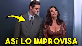 jim carrey improvises in 25 scenes that were not in the script