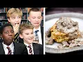 British Highschoolers Try Biscuits and Gravy for the First Time