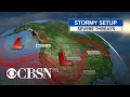 Large parts of the U S could see tornadoes hail high winds this weekend