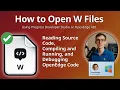 What is a W File How to Open OpenEdge ABL Source Code Files