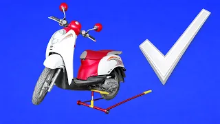 Hãy cám ơn tôi về cách làm này_Giá nâng xe tự chế xoay 360 độ