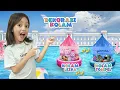 DEKORASI KAMAR DI ATAS KOLAM RENANG!! LEIKA VS TOMPEL! SERUNYA BIKIN PENGEN IKUT NYEBUR 😱💦