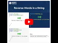 Reverse words of a given string using Java