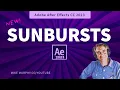 After Effects 2023 Sunburst Animation Effect