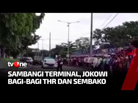 Jokowi Sapa para Pemudik di Terminal Kampung Rambutan