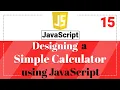 javascript calculator - Create a Simple Calculator using Javascript and HTML Javascript in Hindi