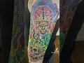 Mars Attacks Cover Up Tattoo By Mandy Snyder - Ann Arbor Michigan
