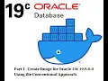 Docker Image for Oracle 19c 19 9 0 0 using Oracle s Script