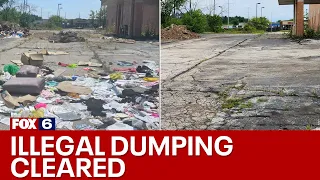 Milwaukee illegal dumping cleared Berrada Properties volunteers FOX6 News Milwaukee