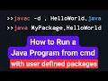 How to Compile and Run Java Programs with Packages from Command Prompt Step-by-Step Guide
