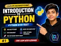 Introduction to Python in Hindi Python Kya Hai Complete Beginner Python Course