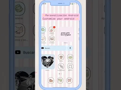 Personaliza tu smartphone android fácil sin estresarte en el intento #android #cute #aesthetic