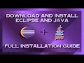 How to Download and Install Eclipse with Java in Win 10 latest 2020 Complete Installation