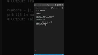 Python Membership Operators