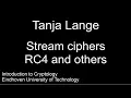 Stream ciphers RC4 and others