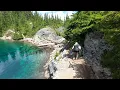 Hiking to Gem Lake via Snow Lake in the Alpine Lakes Wilderness of Cascade Mountains of Washington