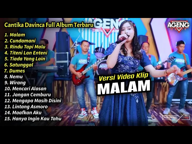 Download MP3 Cantika Davinca Full Album || Malam, Cundamani, Cantika Davinca Terbaru 2024 - AGENG MUSIC