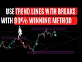 90 Winning Simple Break and Retest Strategy Right Way to use Lux Algo Indicator