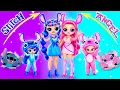 Stitch Angel Sisters Growing Up LOL OMG DIYs