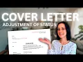 COVER LETTER FOR IMMIGRATION - WITH SAMPLE Petition I-130 and Adjustment of Status I-485